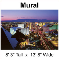 C836 Las Vegas Lights Wall Mural