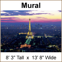 C837 Paris Lights Wall Mural