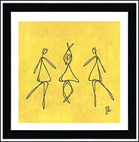 CR14029 Joy - Yellow Dancers