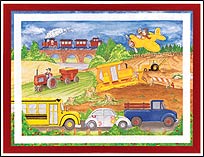 CR21049 Cars, Trucks, Aeroplane