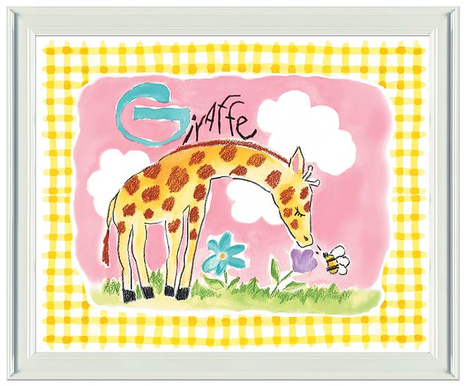 CR21175 Gingham Giraffe