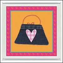 CR21341 Tres Chic Check Purse