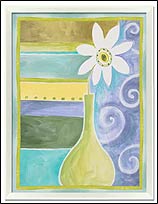 CR21359 Green Geo Vase I