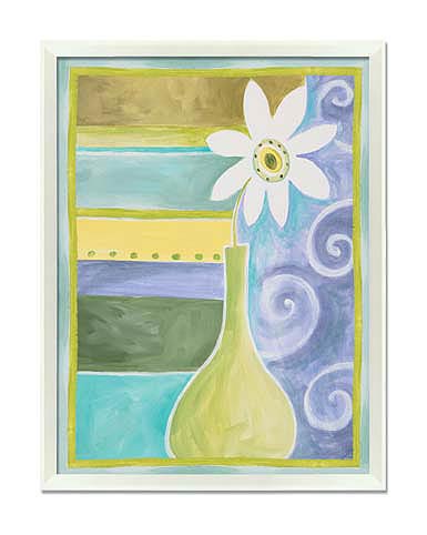CR21359 Green Geo Vase I