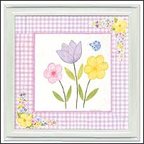 CR21404 Gingham Flowers II