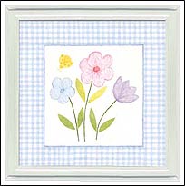 CR21405 Gingham Flowers III