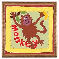 CR21425 Patchwork Monkey