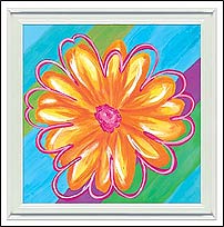CR21517 Vivid Daisy Stripe II