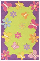 KR421W Springtime Fun Wool Rug
