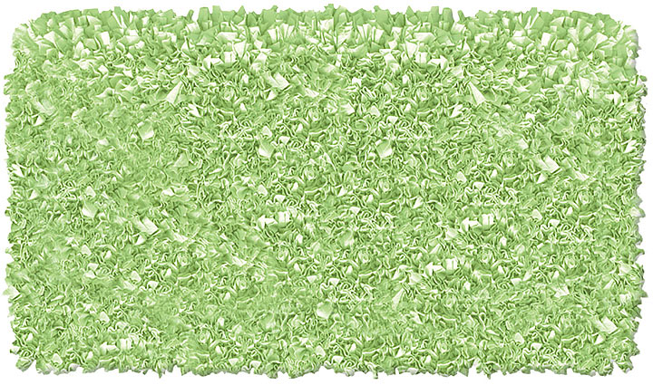 TRM02208W Shaggy Raggy Sage Cotton Rug