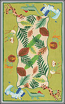 TRM11480W Mini Jungle Cotton Rug