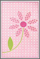 TRM11714W Bloom in Pink Cotton / Rayon Rug