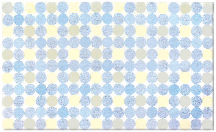 TRM12271W Petite Illusion Blue Cotton Rug
