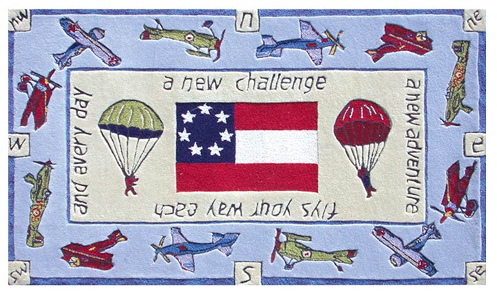 TRM16416W Air Challenge Wool/Flannel Rug