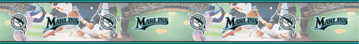 BM5815414 Florida Marlins - Major League Baseball Border