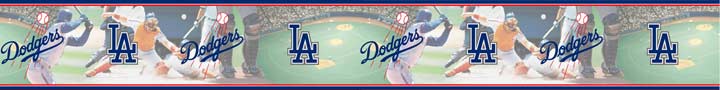BM5815416 LA Dodgers - Major League Baseball Border