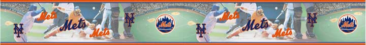 BM5815418 New York Mets - Major League Baseball Border