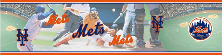 BM5815418 New York Mets - Major League Baseball Border