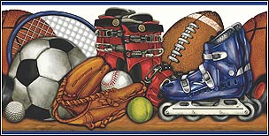 BMCK062102B Sports Border with Navy Trim