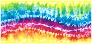 BMCK062231B Tie Dye Border in Primary Colors