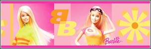 BRLK67101 On the Move Barbie Wallpaper Border