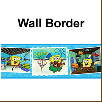 BRNK2105B SpongeBob Squarepants Aloha Wallpaper Border