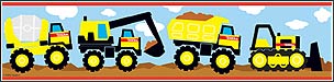 BRPS96302 Tonka Wallpaper Border