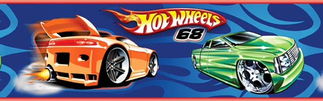 BRWM96263 Hot Wheels Wallpaper Border