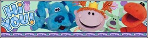 BU51566 Blue's Clues Wallpaper Border