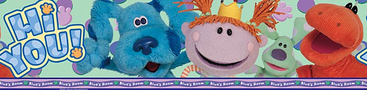 BU51566 Blue's Clues Wallpaper Border