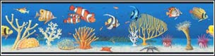 BU51571 Seascape Wallpaper Border