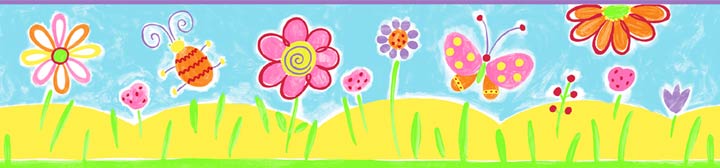 BU51577 Bee Happy Wallpaper Border
