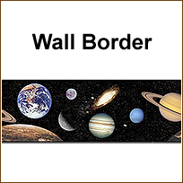 BU51625 Outer Space Wallpaper Border