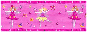 BU51642 Fairies Wallpaper Border