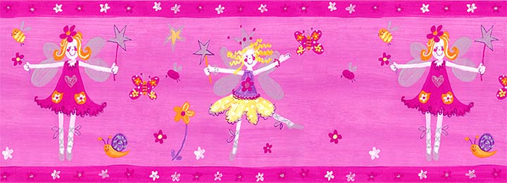 BU51642 Fairies Wallpaper Border