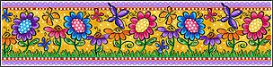 BU51652 My Whimzy Garden Wallpaper Border