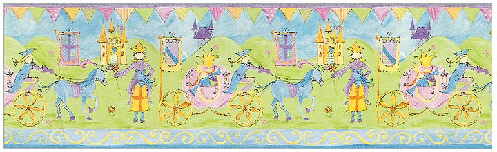 HA70133 Cinderella Border in Blue