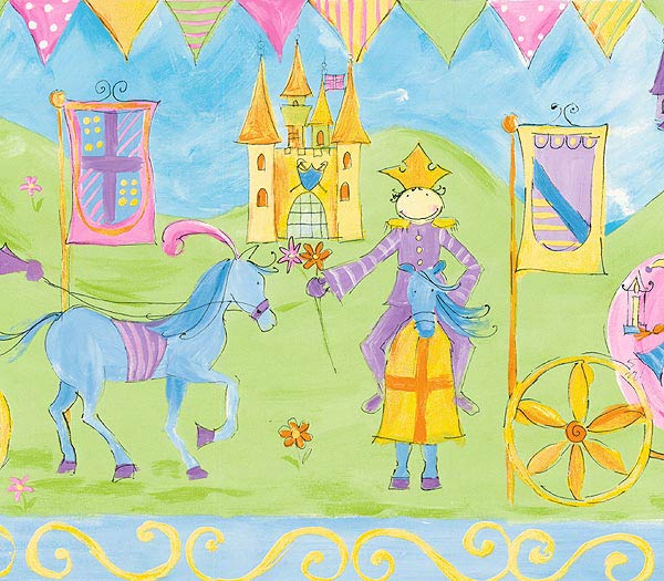 HA70133 Cinderella Border in Blue