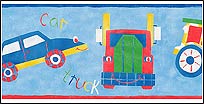 HA70201 Trucks Border in Blue
