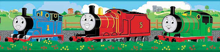 YK1034 Thomas the Tank Wallpaper Border