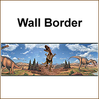 YK1042 Dinosaurs Wallpaper Border