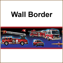 YK1124 Fire Brigade Wallpaper Border
