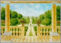 106 Giardino All Italiana Wall Mural