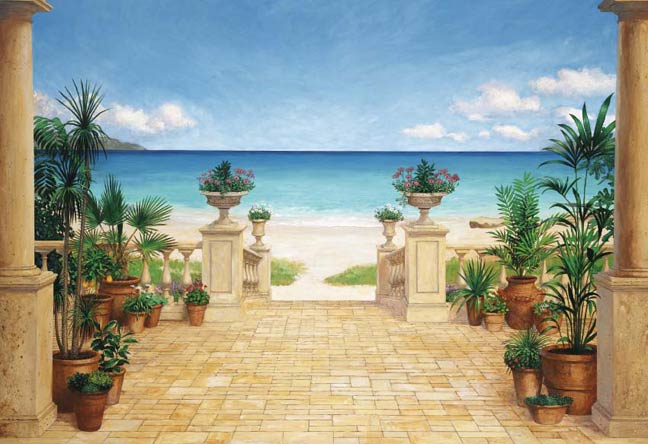 110 Terrace Seascape Wall Mural