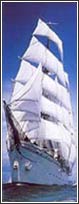 2-1017 Sailing Ship Door Mural