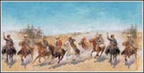 242-58359 Charging Riders Wall Mural