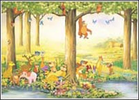 3810 Whimsey Wall Mural