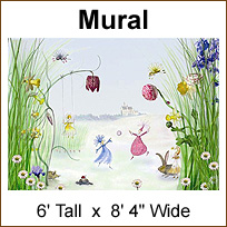 4-260 Fairy Princess Wall Mural