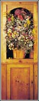 5031 Flower Ornament Door Mural