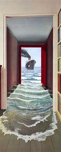 548 in.The Secretin. Door Mural